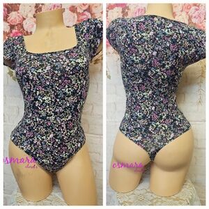Floral Print Bodysuit